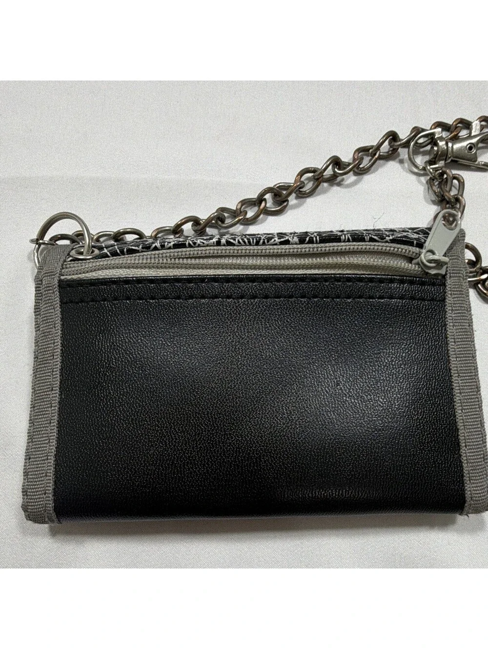 Original Colo-Colo Chile Soccer Club Trifold Wallet with Chain Hook Fan Wallet